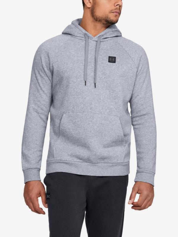 Mikina Under Armour Rival Fleece Po Hoodie Šedá