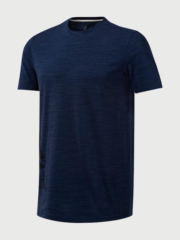 Tričko Reebok Te Marble Group Tee Modrá