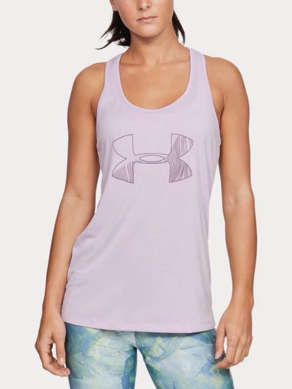 Tílko Under Armour Tech Tank Graphic Fialová