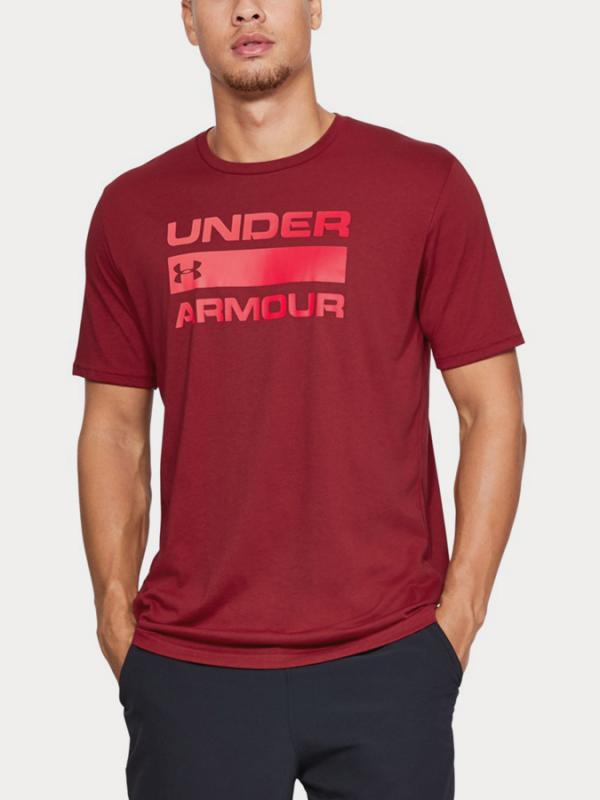 Tričko Under Armour Team Issue Wordmark Ss Červená