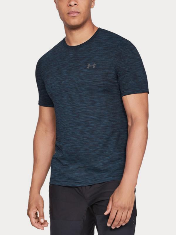 Tričko Under Armour Vanish Seamless Ss Modrá