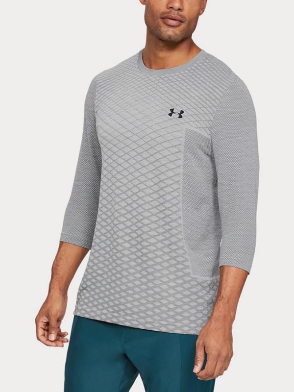 Tričko Under Armour Vanish Seamless 3/4 Sleeve Šedá