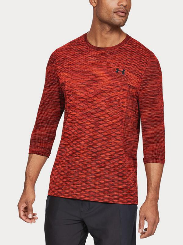 Tričko Under Armour Vanish Seamless 3/4 Sleeve Červená