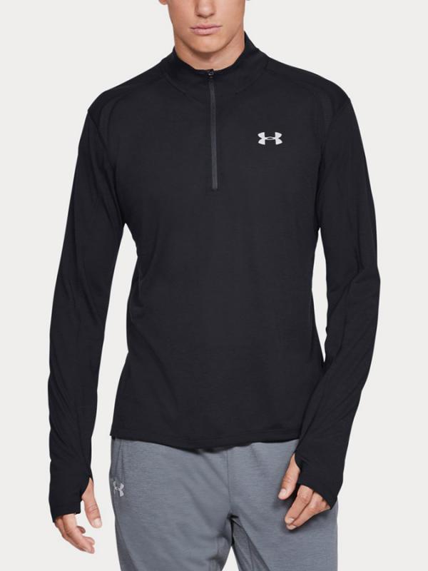 Tričko Under Armour Streaker 2.0 Half Zip Černá