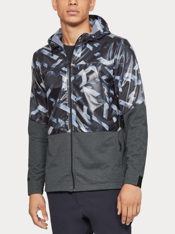 Mikina Under Armour Unstoppable Swacket Šedá