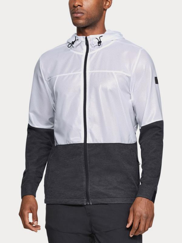 Mikina Under Armour Unstoppable Swacket Bílá
