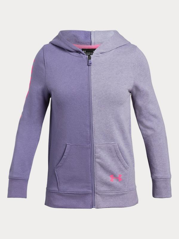 Mikina Under Armour Rival Full Zip Fialová