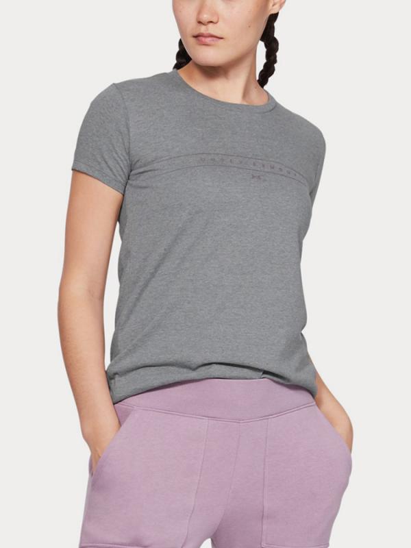 Tričko Under Armour Graphic Wm Classic Crew Šedá