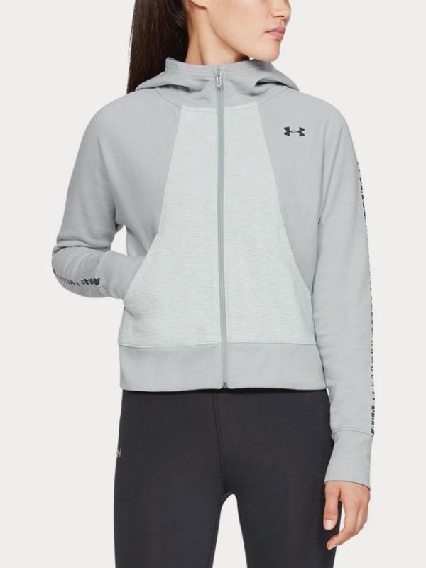 Mikina Under Armour Tb Ottoman Fleece Fz-Wm Graphic Šedá