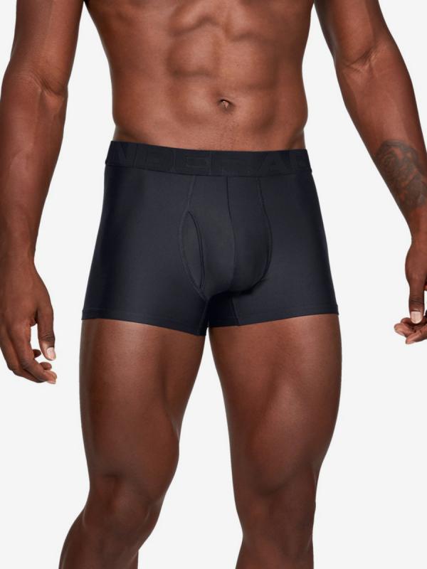 Boxerky Under Armour Tech 3In 2 Pack Černá
