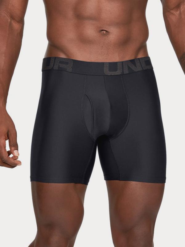 Boxerky Under Armour Tech 6In 2 Pack Černá