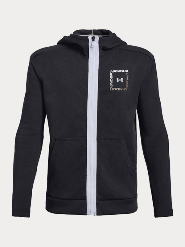 Mikina Under Armour Unstoppable Double Knit Full Zip Černá