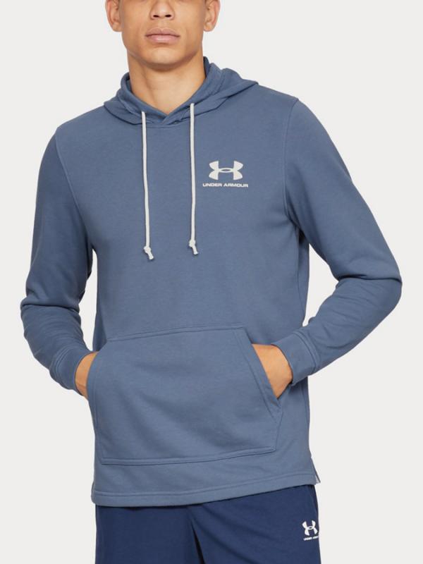 Mikina Under Armour Sportstyle Terry Hoodie Modrá