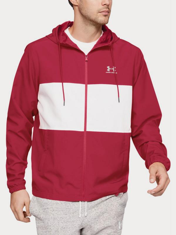 Bunda Under Armour Sportstyle Wind Jacket Červená