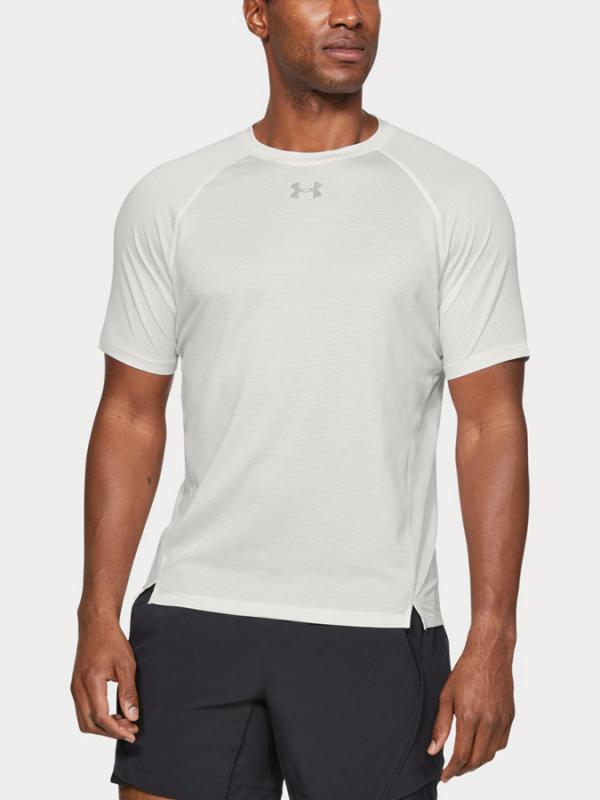 Tričko Under Armour Qlifier Shortsleeve Bílá