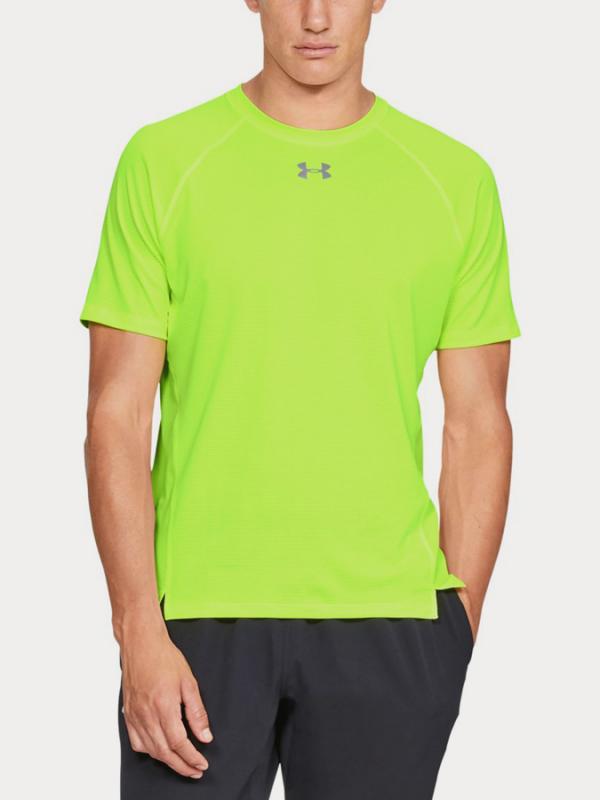 Tričko Under Armour Qlifier Shortsleeve Žlutá