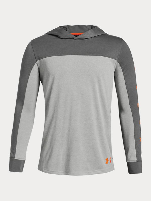 Tričko Under Armour Huddle Hoody Šedá