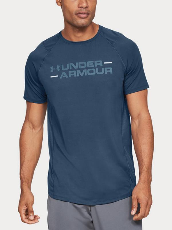 Tričko Under Armour Mk1 Ss Wordmark Modrá