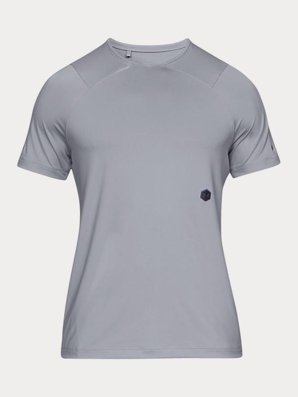 Tričko Under Armour Rush Ss Šedá