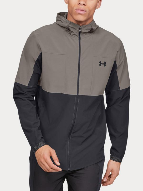 Bunda Under Armour Vanish Woven Fz Jacket Hnědá