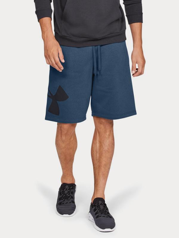 Kraťasy Under Armour Rival Fleece Logo Sweatshort Modrá