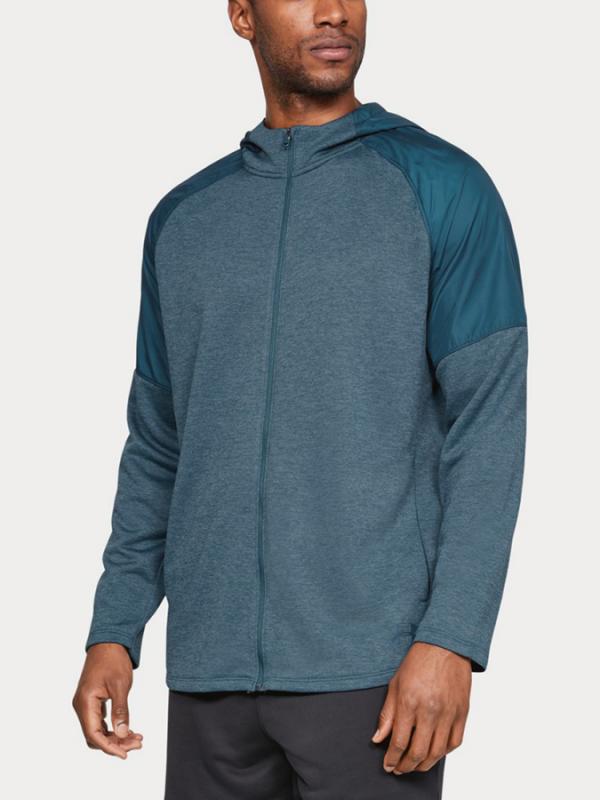 Mikina Under Armour Mk1 Terry Fz Hoodie Modrá