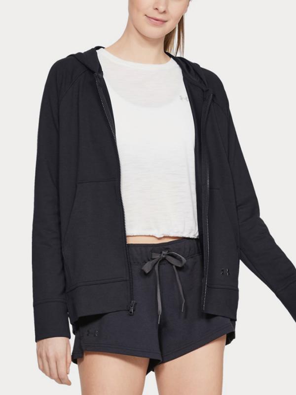 Mikina Under Armour Featherweight Fleece Fz Černá