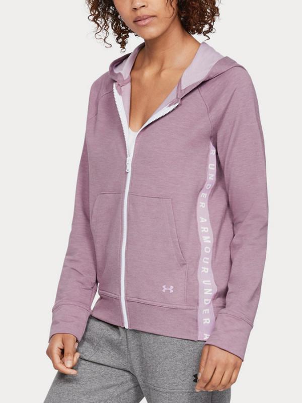 Mikina Under Armour Featherweight Fleece Fz Fialová