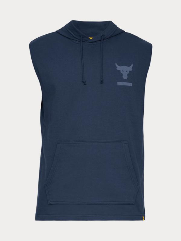 Mikina Under Armour Project Rock Terry SL Hood Modrá