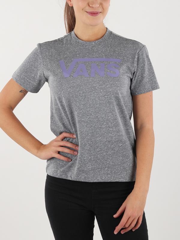 Tričko Vans Wm Flying V Crew Tee Grey Heather Šedá