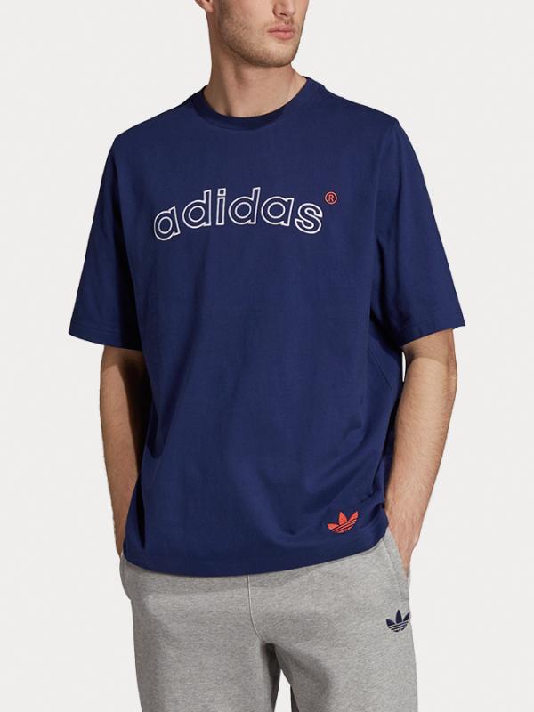 Archive Logo Triko adidas Originals Modrá