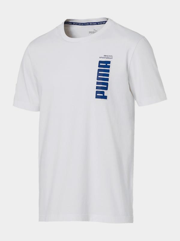 Tričko Puma Athletics Tee Bílá