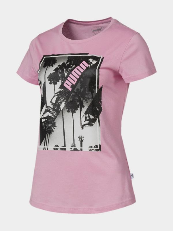 Tričko Puma Photo Tee Růžová