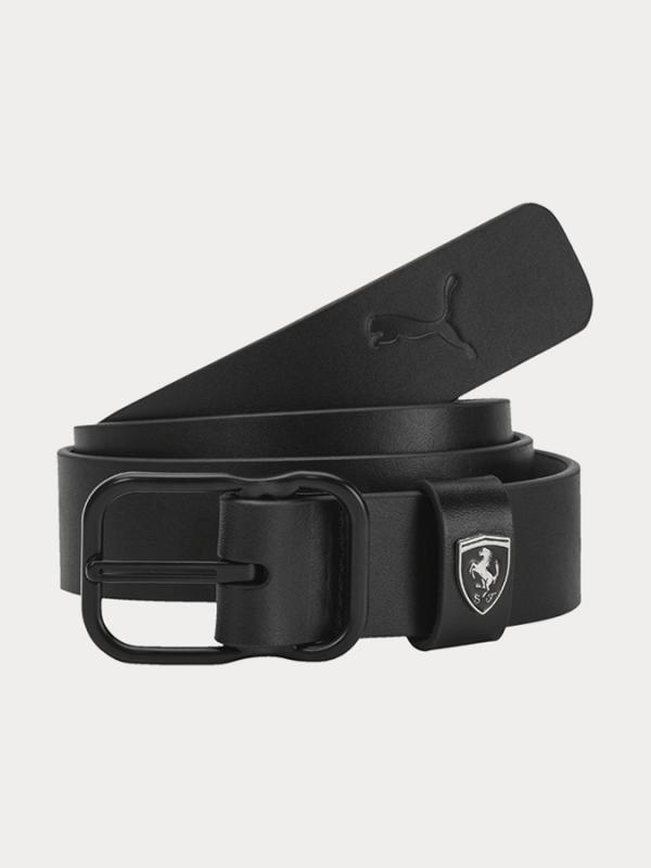 Pásek Puma Sf Ls Leather Belt Černá