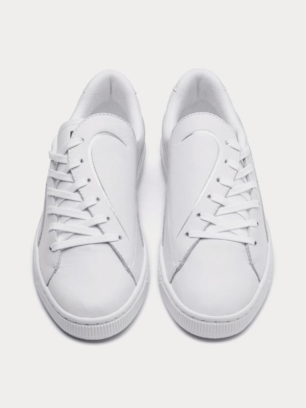 Boty Puma Basket Crush Emboss Wn s White- Bílá