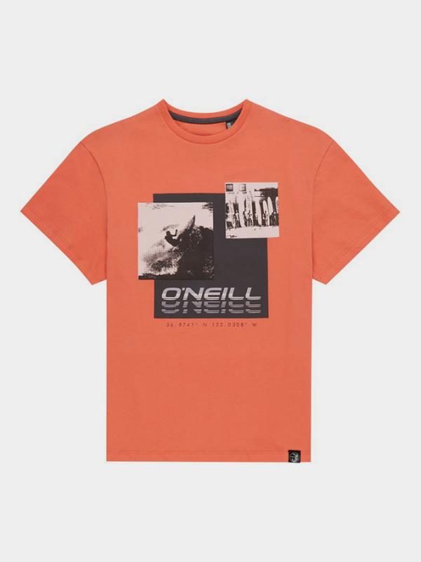 Tričko O´Neill Lb Photoprint S/Slv T-Shirt Oranžová