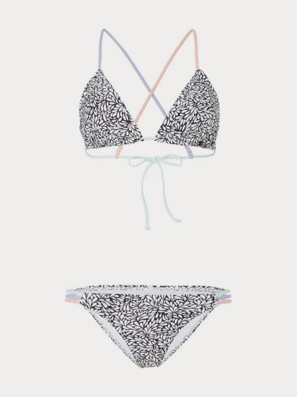 Plavky O´Neill Pw Capri Lucia Aop Bikini Šedá