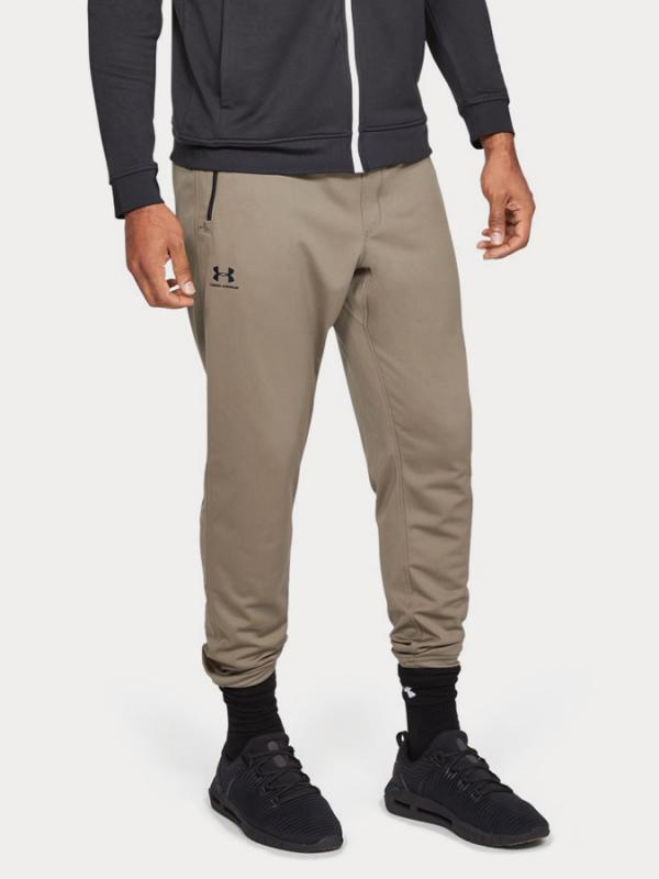 Tepláky Under Armour Sportstyle Tricot Jogger Hnědá