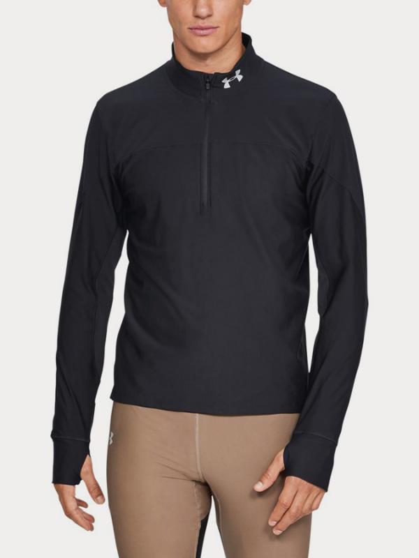 Tričko Under Armour Qlifier Half Zip Černá