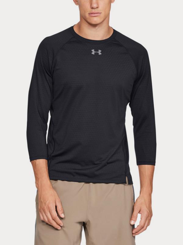 Tričko Under Armour Qlifier 3/4 Sleeve Černá