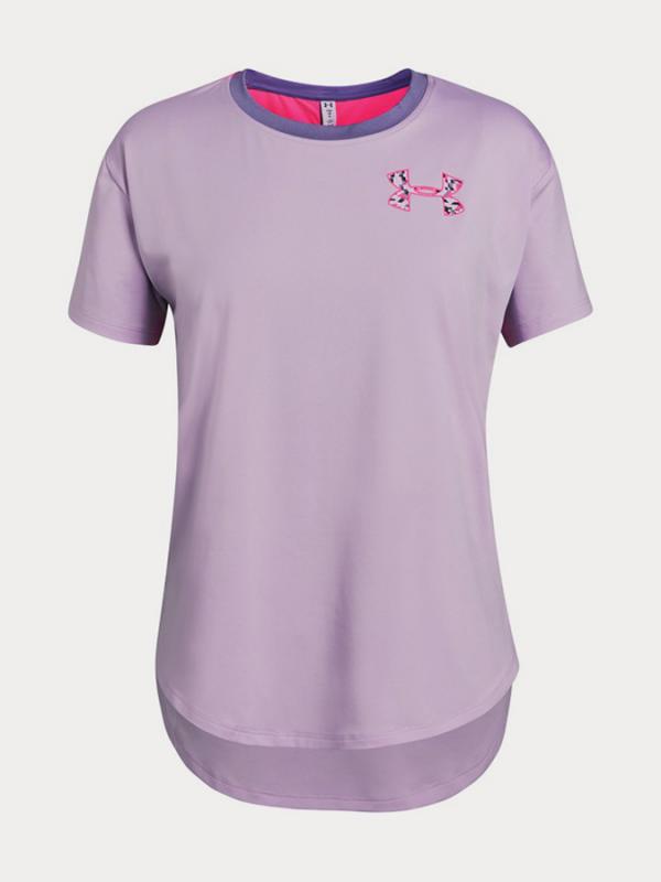 Tričko Under Armour Hg Ss Fialová