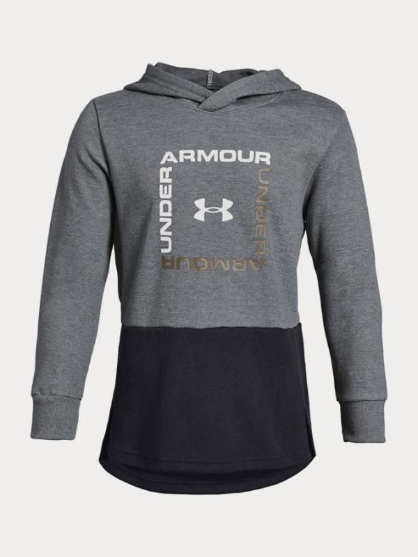Mikina Under Armour Unstoppable Double Knit Hoody Šedá