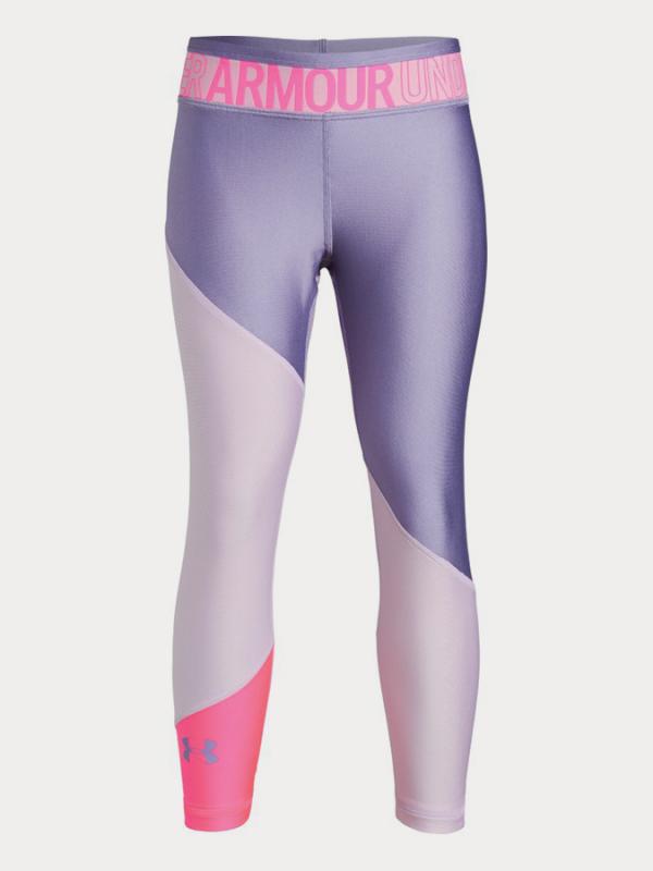 Legíny Under Armour Hg Color Block Ankle Crop Fialová