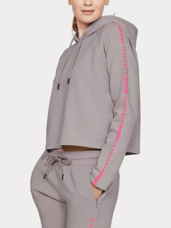 Mikina Under Armour Tb Ottoman Fleece Hoodie Šedá