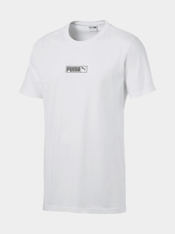 Tričko Puma Graphic Logo N.2 Tee White Bílá