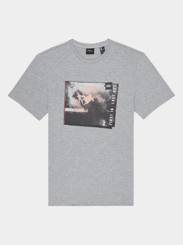 Tričko O´Neill Lm Surf T-Shirt Šedá