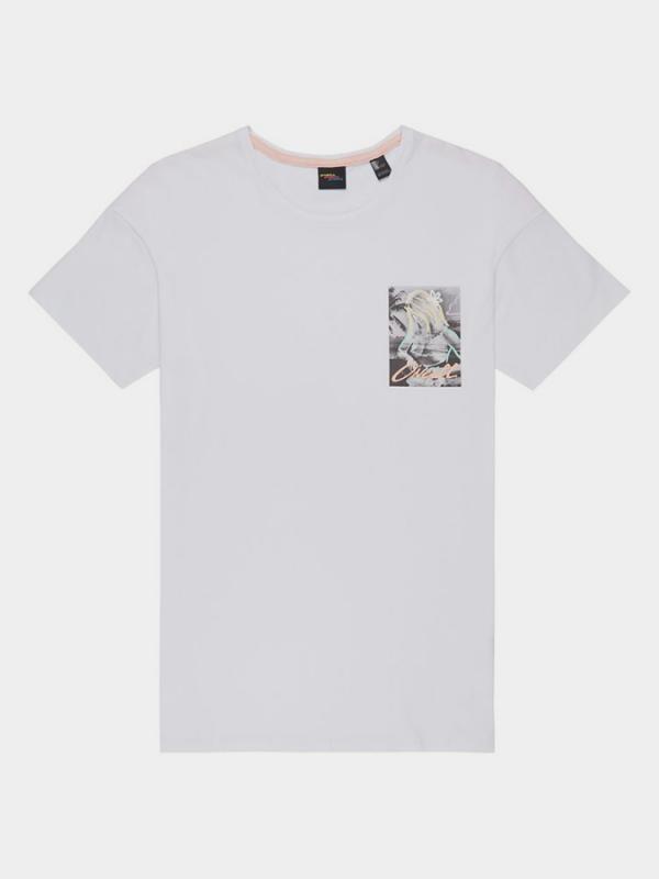 Tričko O´Neill Lm Flower T-Shirt Bílá