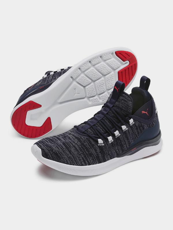 Boty Puma IGNITE Flash Daunt Peacoat-High Risk Red Černá