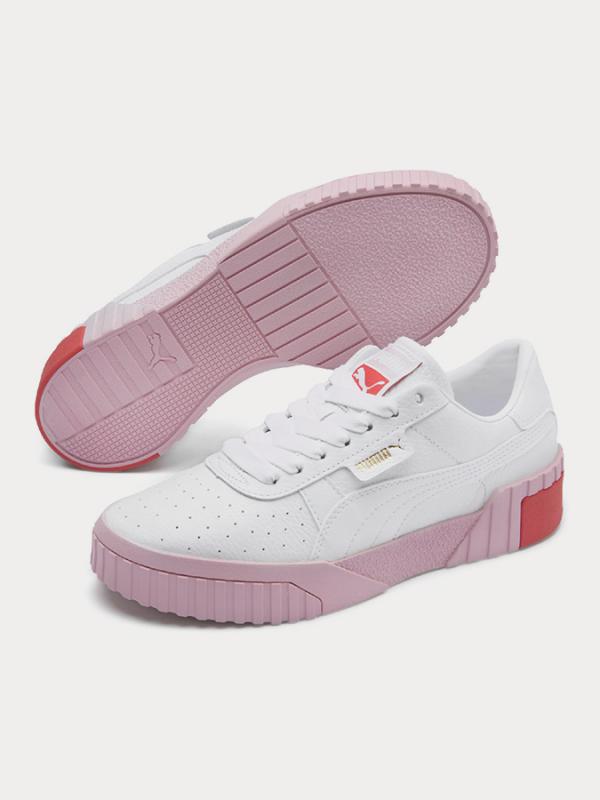 Boty Puma Cali Wn s White-Pale Pink Bílá
