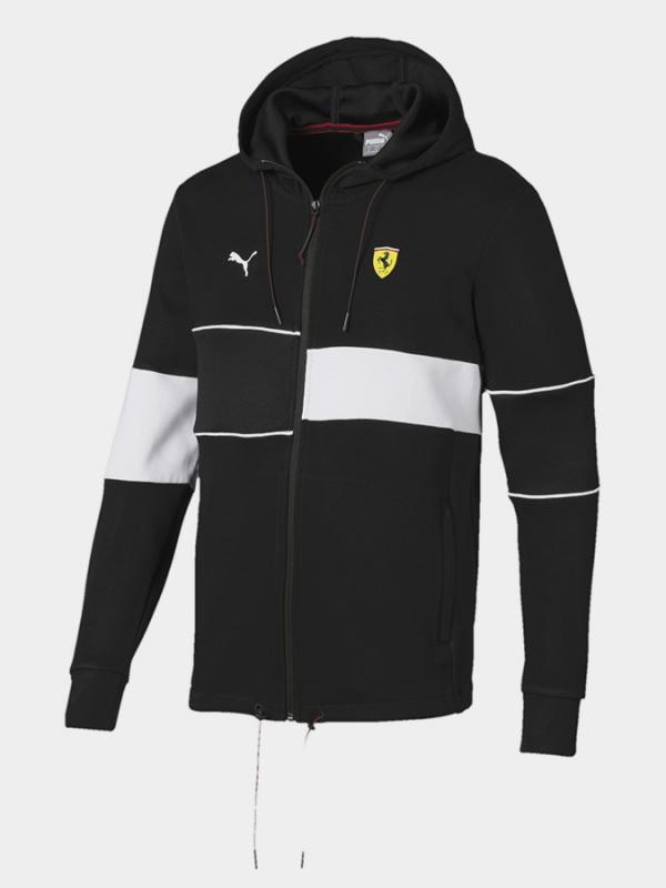 Bunda Puma SF Hooded Sweat Jacket Black Černá